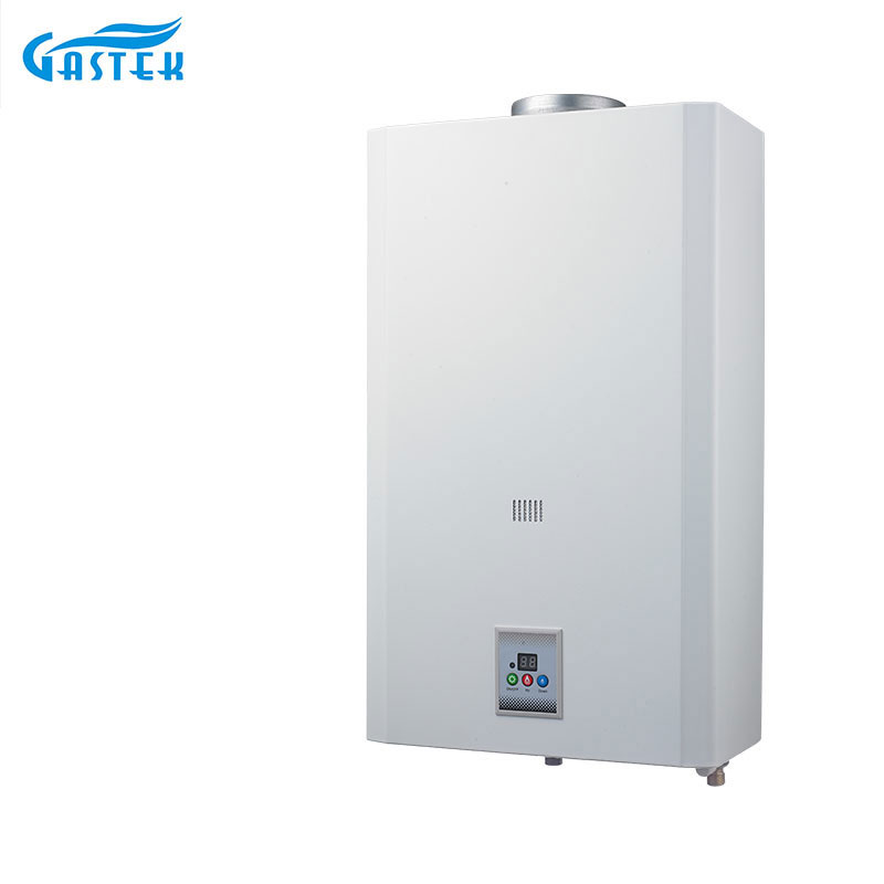คงที่อุณหภูมิ 10L 12L 16L 18L แบตเตอรี่ติดผนัง Tankless ทันที LPG น้ำร้อนธรรมชาติแก๊ส Geyser สำหรับห้องน้ำ